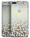 Gold Flaked Animal Light Blue 2 - Skin-kit for the iPhone 8 or 8 Plus