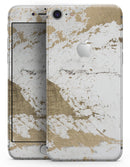 Gold Foiled Marble v1 - Skin-kit for the iPhone 8 or 8 Plus