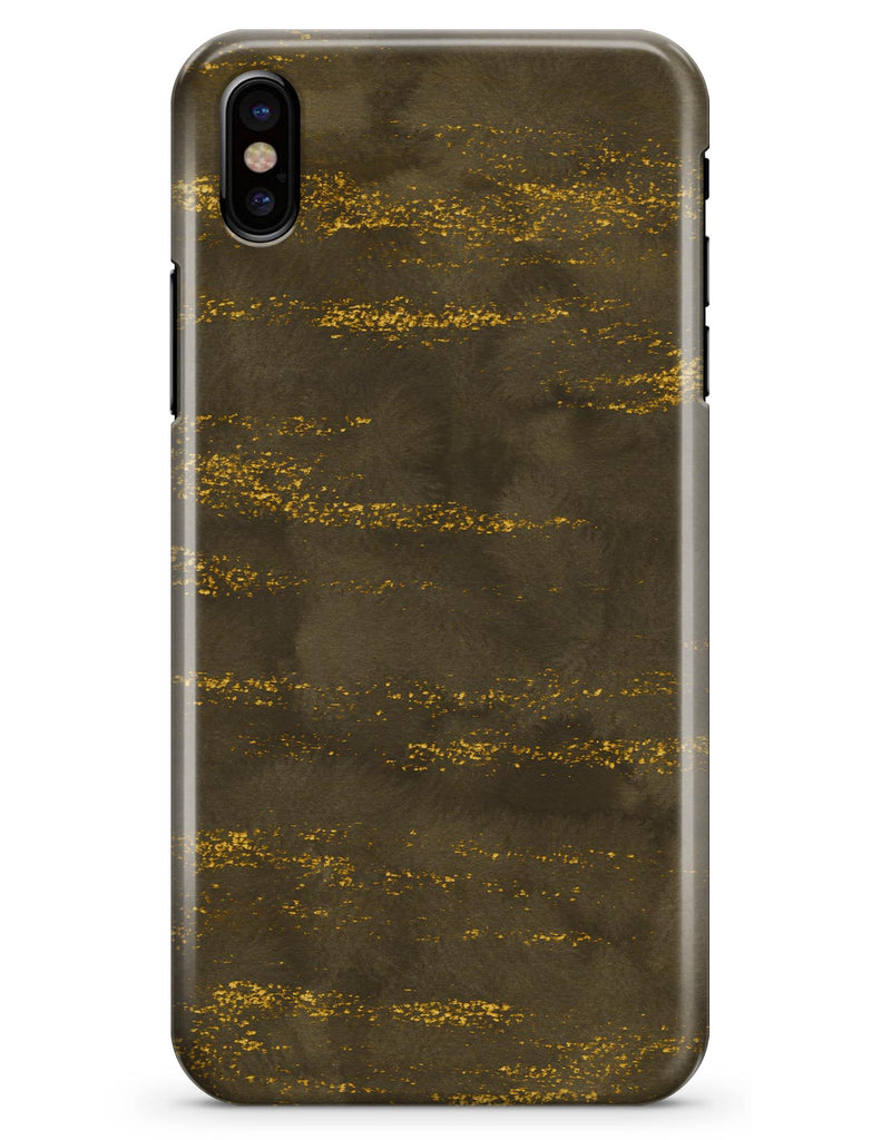 Gold Icicles over Dark Fog - iPhone X Clipit Case
