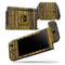 Gold Standard ZebraWood - Skin Wrap Decal for Nintendo Switch Lite Console & Dock - 3DS XL - 2DS - Pro - DSi - Wii - Joy-Con Gaming Controller