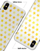 Gold Watercolor Stars - iPhone X Clipit Case