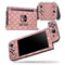 Golden Cartoon Clouds Over Pink - Skin Wrap Decal for Nintendo Switch Lite Console & Dock - 3DS XL - 2DS - Pro - DSi - Wii - Joy-Con Gaming Controller