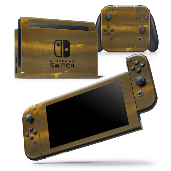 Golden Forest Field - Skin Wrap Decal for Nintendo Switch Lite Console & Dock - 3DS XL - 2DS - Pro - DSi - Wii - Joy-Con Gaming Controller