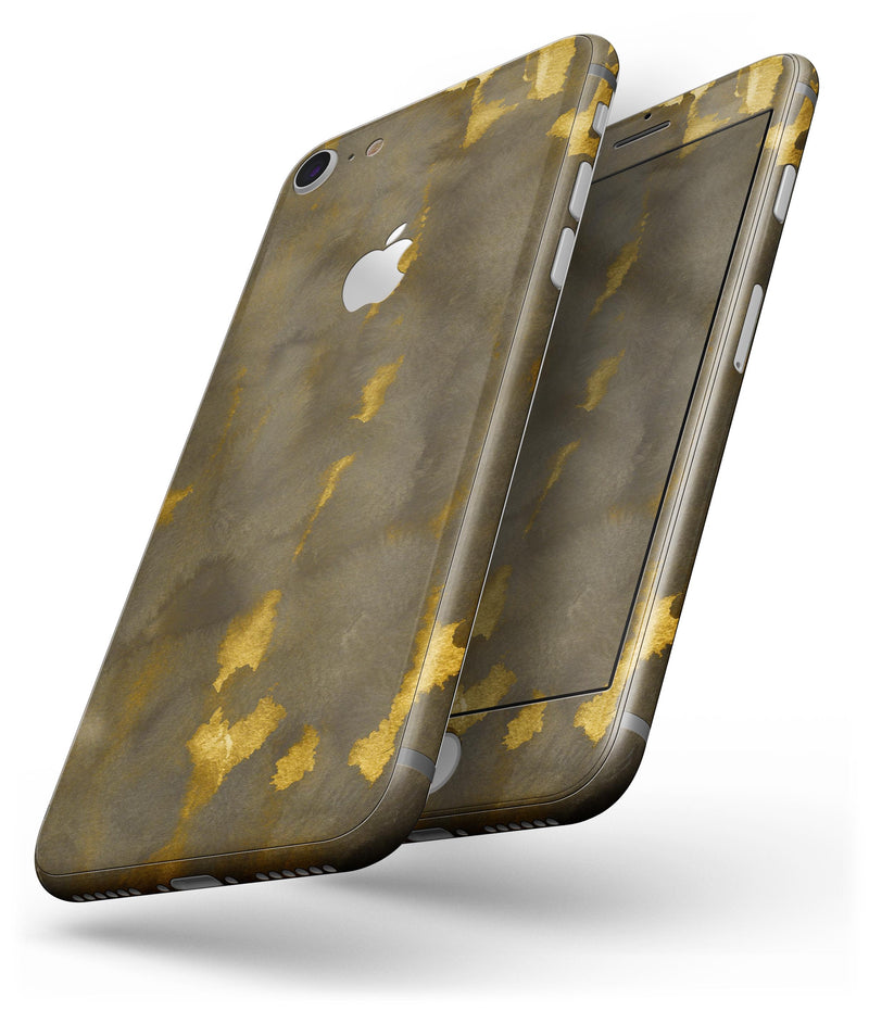 Golden Giraffe Pattern V2 - Skin-kit for the iPhone 8 or 8 Plus