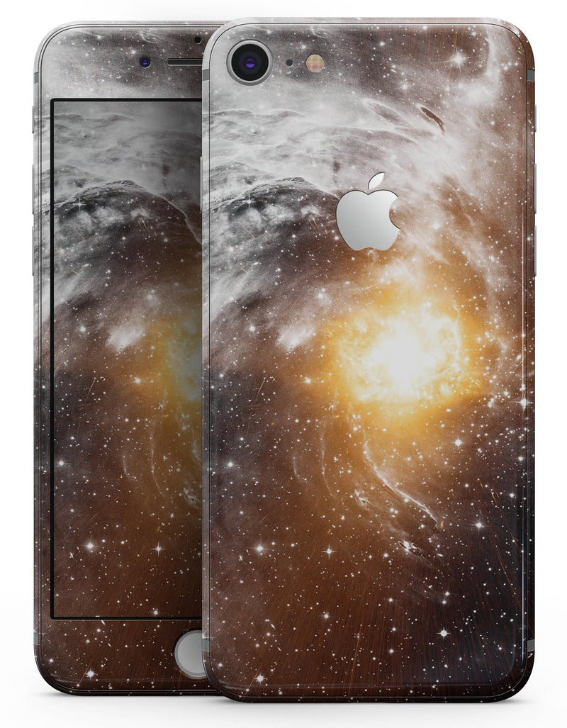 Golden Space Swirl - Skin-kit for the iPhone 8 or 8 Plus