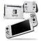 Gray 30 Textured Marble - Skin Wrap Decal for Nintendo Switch Lite Console & Dock - 3DS XL - 2DS - Pro - DSi - Wii - Joy-Con Gaming Controller
