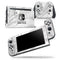 Gray 50 Textured Marble - Skin Wrap Decal for Nintendo Switch Lite Console & Dock - 3DS XL - 2DS - Pro - DSi - Wii - Joy-Con Gaming Controller