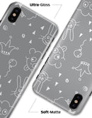 Gray Jester hat with Balloons - iPhone X Clipit Case