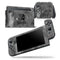 Gray Watercolor Stripes - Skin Wrap Decal for Nintendo Switch Lite Console & Dock - 3DS XL - 2DS - Pro - DSi - Wii - Joy-Con Gaming Controller