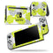 Gray and Lime Green Cartoon Roses - Skin Wrap Decal for Nintendo Switch Lite Console & Dock - 3DS XL - 2DS - Pro - DSi - Wii - Joy-Con Gaming Controller