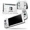 Grayscale Descending Candy Sticks - Skin Wrap Decal for Nintendo Switch Lite Console & Dock - 3DS XL - 2DS - Pro - DSi - Wii - Joy-Con Gaming Controller
