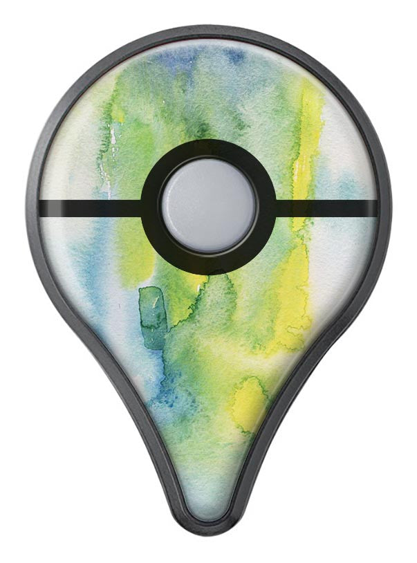 Green 211 Absorbed Watercolor Texture Pokémon GO Plus Vinyl Protective Decal Skin Kit