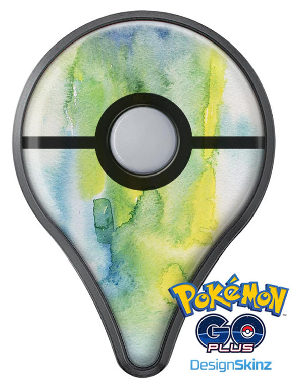 Green 211 Absorbed Watercolor Texture Pokémon GO Plus Vinyl Protective Decal Skin Kit