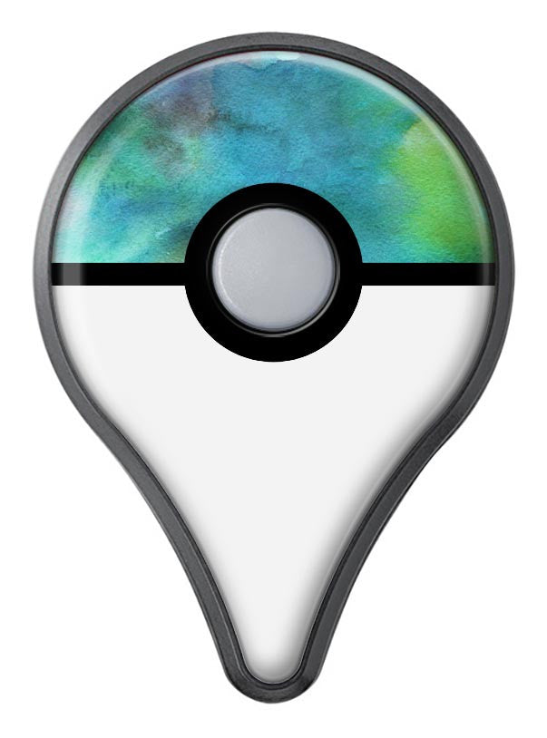 Green 979 Absorbed Watercolor Texture Pokémon GO Plus Vinyl Protective Decal Skin Kit