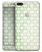 Green Bubble Morrocan Pattern - Skin-kit for the iPhone 8 or 8 Plus