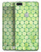 Green Sorted Large Watercolor Polka Dots - Skin-kit for the iPhone 8 or 8 Plus