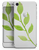 Green Watercolor Branch - Skin-kit for the iPhone 8 or 8 Plus