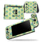 Green Watercolor Peacock Feathers - Skin Wrap Decal for Nintendo Switch Lite Console & Dock - 3DS XL - 2DS - Pro - DSi - Wii - Joy-Con Gaming Controller