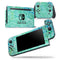 Green and Blue Wtaercolor Fractal Pattern - Skin Wrap Decal for Nintendo Switch Lite Console & Dock - 3DS XL - 2DS - Pro - DSi - Wii - Joy-Con Gaming Controller
