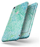 Green and Blue Wtaercolor Fractal Pattern - Skin-kit for the iPhone 8 or 8 Plus