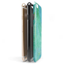 Green and Gold Watercolor Polka Dots iPhone 6/6s or 6/6s Plus 2-Piece Hybrid INK-Fuzed Case