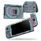 Green and Pink Circle Mandala v9 - Skin Wrap Decal for Nintendo Switch Lite Console & Dock - 3DS XL - 2DS - Pro - DSi - Wii - Joy-Con Gaming Controller