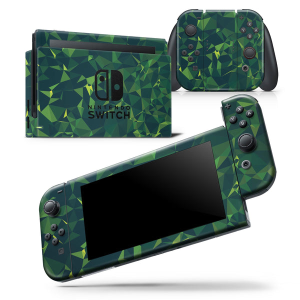 Greenage Geometric V13 - Skin Wrap Decal for Nintendo Switch Lite Console & Dock - 3DS XL - 2DS - Pro - DSi - Wii - Joy-Con Gaming Controller