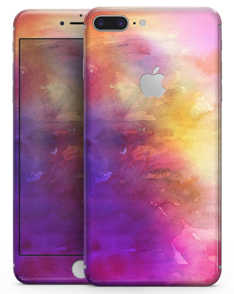 Grunge Absorbed Watercolor Texture - Skin-kit for the iPhone 8 or 8 Plus