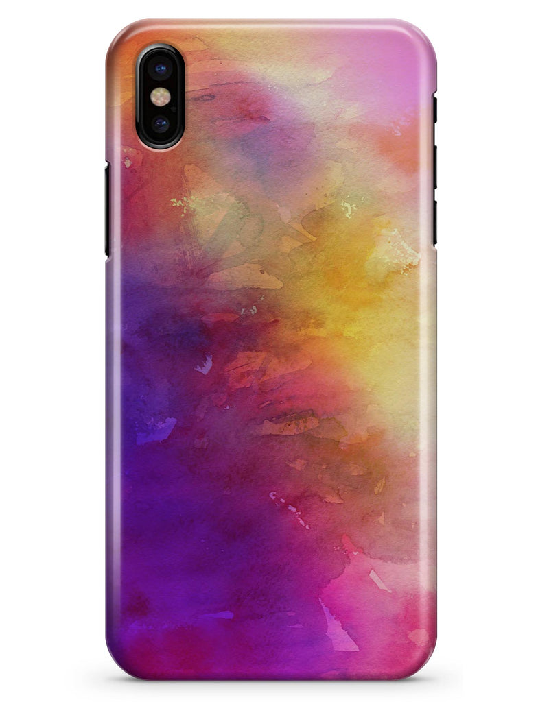 Grunge Absorbed Watercolor Texture - iPhone X Clipit Case