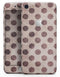 Grunge Brown and Tan Polkadot Pattern - Skin-kit for the iPhone 8 or 8 Plus