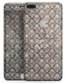 Grunge Decayed Damask Pattern - Skin-kit for the iPhone 8 or 8 Plus