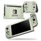 Grunge Green Micro Mustache Pattern - Skin Wrap Decal for Nintendo Switch Lite Console & Dock - 3DS XL - 2DS - Pro - DSi - Wii - Joy-Con Gaming Controller