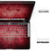 Grungy Red Scratched Surface - Skin Decal Wrap Kit Compatible with the Apple MacBook Pro, Pro with Touch Bar or Air (11", 12", 13", 15" & 16" - All Versions Available)