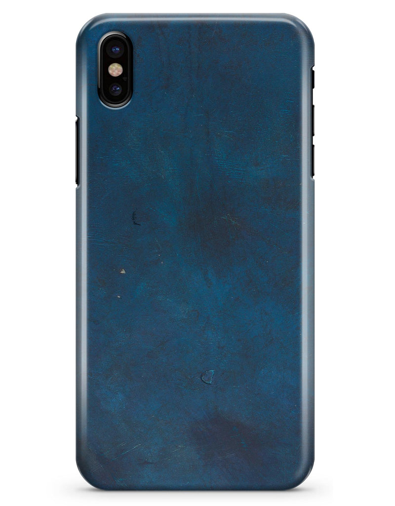 Grungy Blue Scratch Surface - iPhone X Clipit Case