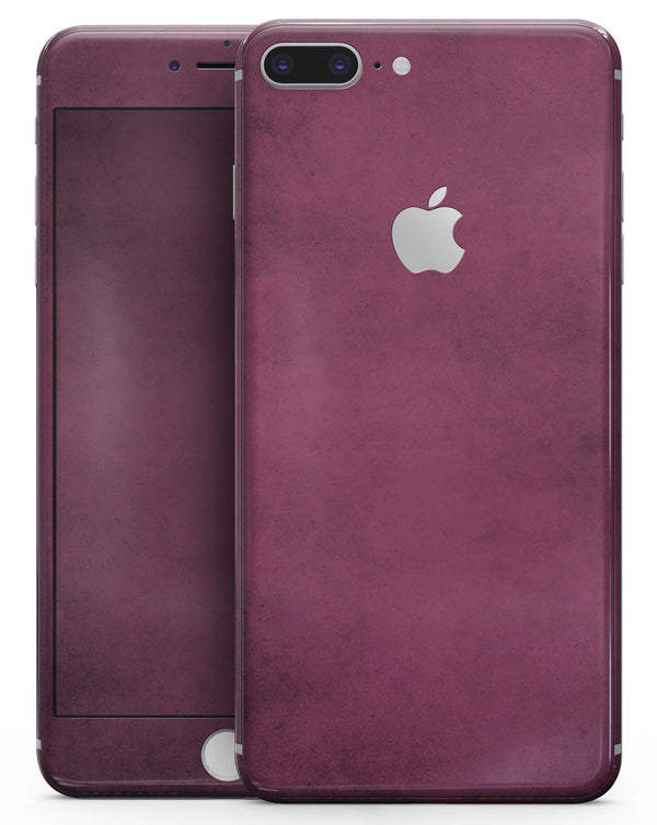 Grungy Burgundy  - Skin-kit for the iPhone 8 or 8 Plus