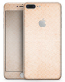 Grungy Coral Micro Snowflake Pattern - Skin-kit for the iPhone 8 or 8 Plus