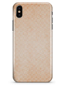 Grungy Coral Micro Snowflake Pattern - iPhone X Clipit Case