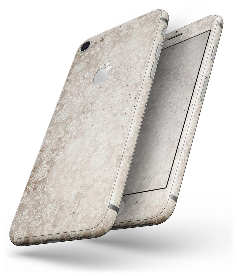 Grungy Faded Floral Pattern  - Skin-kit for the iPhone 8 or 8 Plus