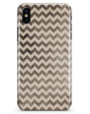 Grungy Faded Horizontal Chevron Pattern - iPhone X Clipit Case