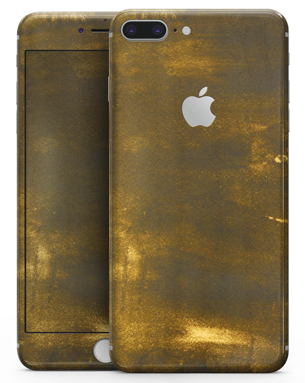 Grungy Golden Smoke - Skin-kit for the iPhone 8 or 8 Plus