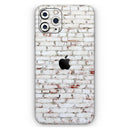 Grungy Red & White Brick Wall - Skin-Kit compatible with the Apple iPhone 12, 12 Pro Max, 12 Mini, 11 Pro or 11 Pro Max (All iPhones Available)