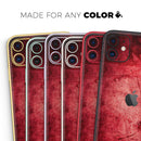 Grungy Red Scratched Surface - Skin-Kit for the Apple iPhone 11, 11 Pro or 11 Pro Max