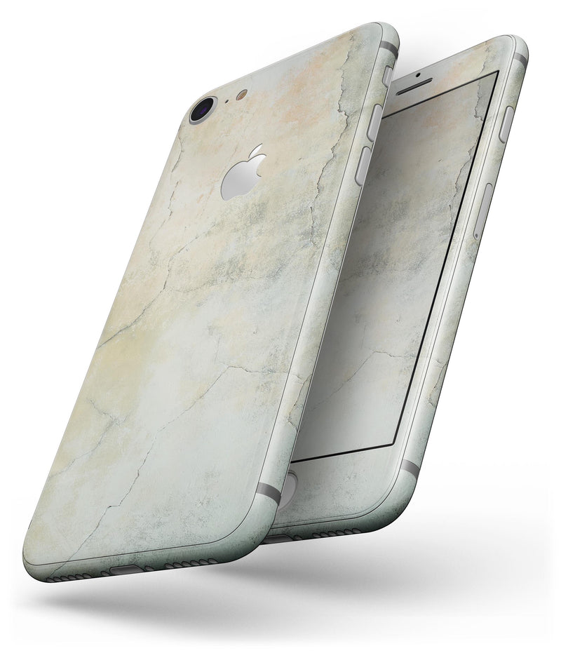 Grungy Tan Cracked Surface - Skin-kit for the iPhone 8 or 8 Plus