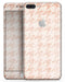 Grungy Tangerine Dream Pattern - Skin-kit for the iPhone 8 or 8 Plus