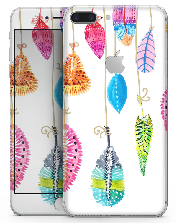 Hanging Feathers - Skin-kit for the iPhone 8 or 8 Plus