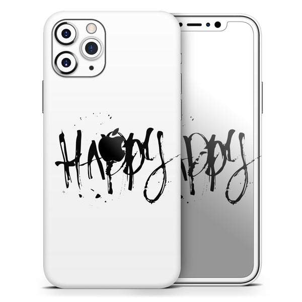Happy Splatter - Skin-Kit compatible with the Apple iPhone 12, 12 Pro Max, 12 Mini, 11 Pro or 11 Pro Max (All iPhones Available)