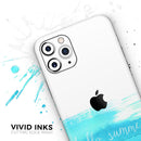 Hello Summer Blue Watercolor Anchor V2 - Skin-Kit compatible with the Apple iPhone 12, 12 Pro Max, 12 Mini, 11 Pro or 11 Pro Max (All iPhones Available)