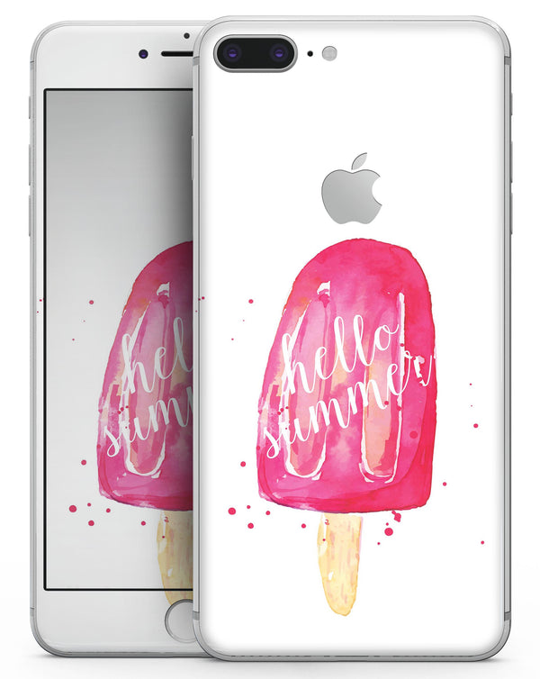 Hello Summer Popcicle - Skin-kit for the iPhone 8 or 8 Plus