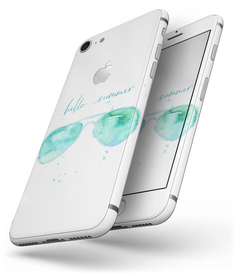 Hello Summer Sunglasses - Skin-kit for the iPhone 8 or 8 Plus