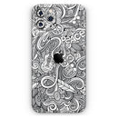 Hippie Dippie Doodles - Skin-Kit compatible with the Apple iPhone 12, 12 Pro Max, 12 Mini, 11 Pro or 11 Pro Max (All iPhones Available)